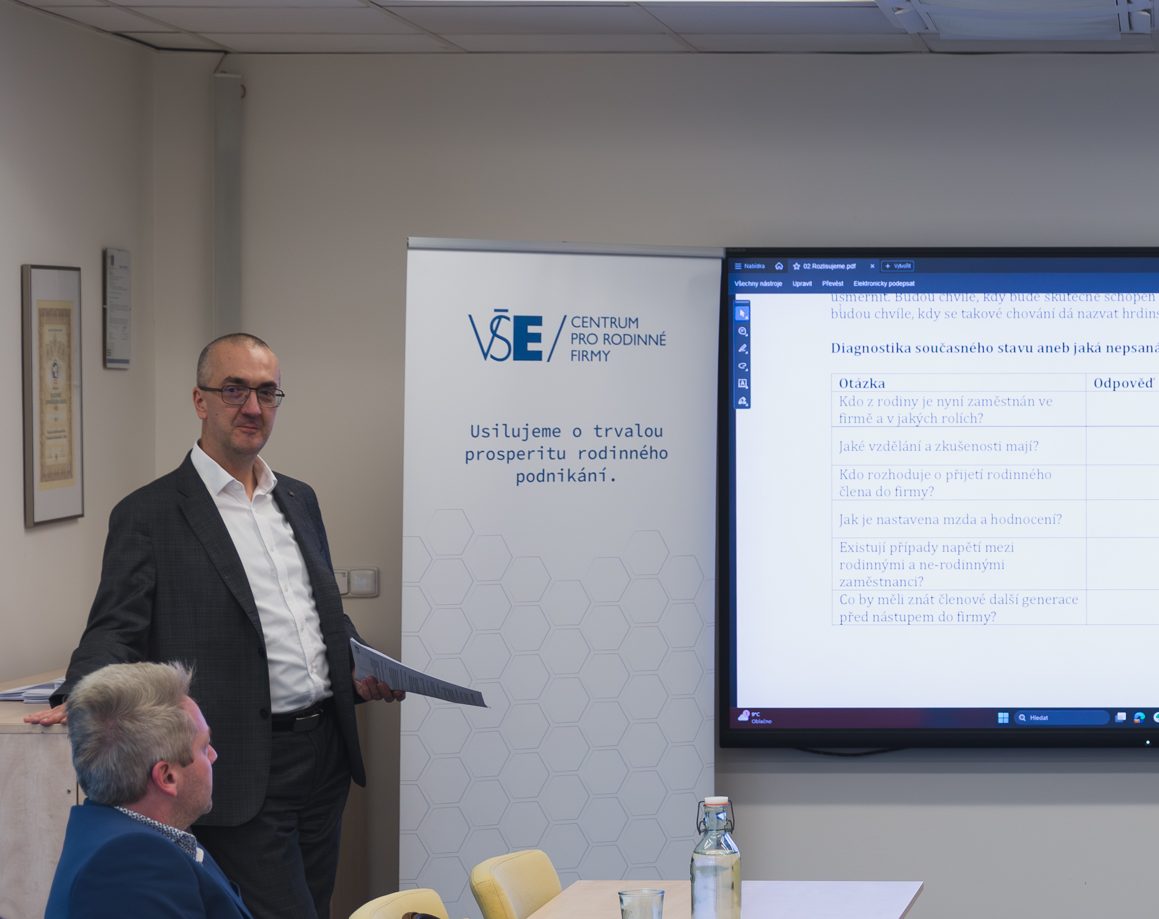 Course Organised by the Centre for Family Businesses at VŠE